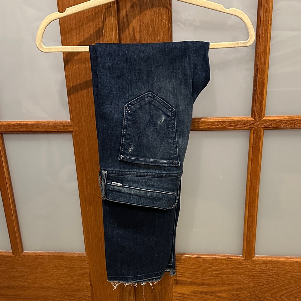 Dark Blue Women's Slim Straight Jeans